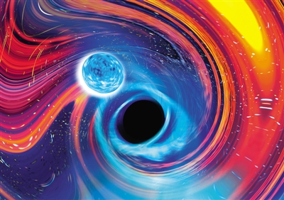 科研团队发现黑洞吞噬了它的伴星中子星 