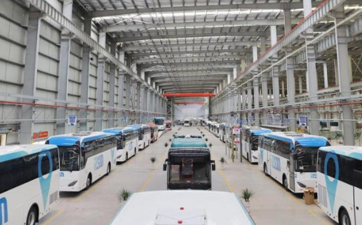 厦门漳州开发区氢燃料公交车、豪华旅游大巴下线并出口至美国以色列